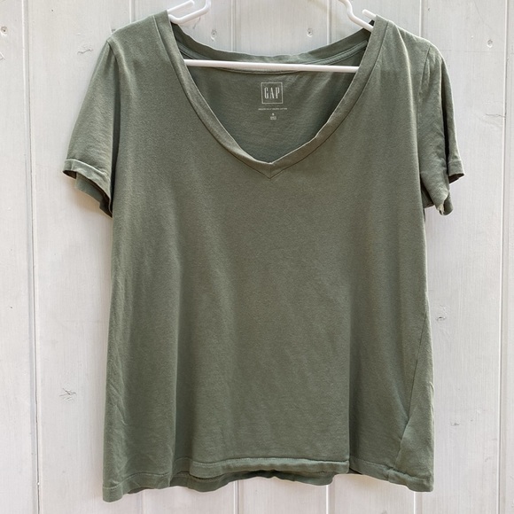 Gap Women’s V Neck short sleeve t-shirts organic vintage v-neck set of 3 casual - Picture 8 of 17